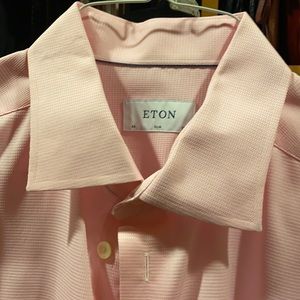 Eton Men’s Dress Shirt 44 Slim Neck 17.5 New Never Worn